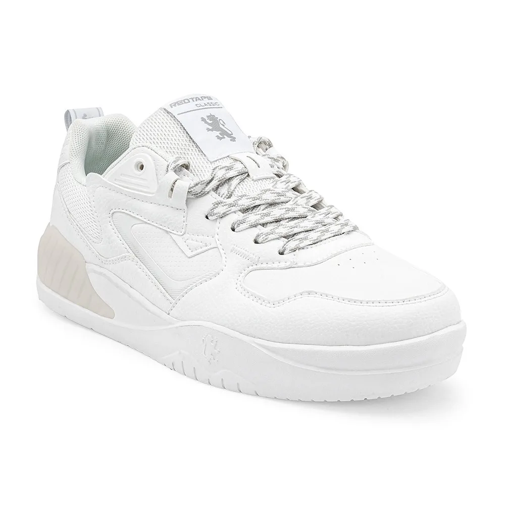 RedTape PU Casual Sneaker For Men - White-EFS-30