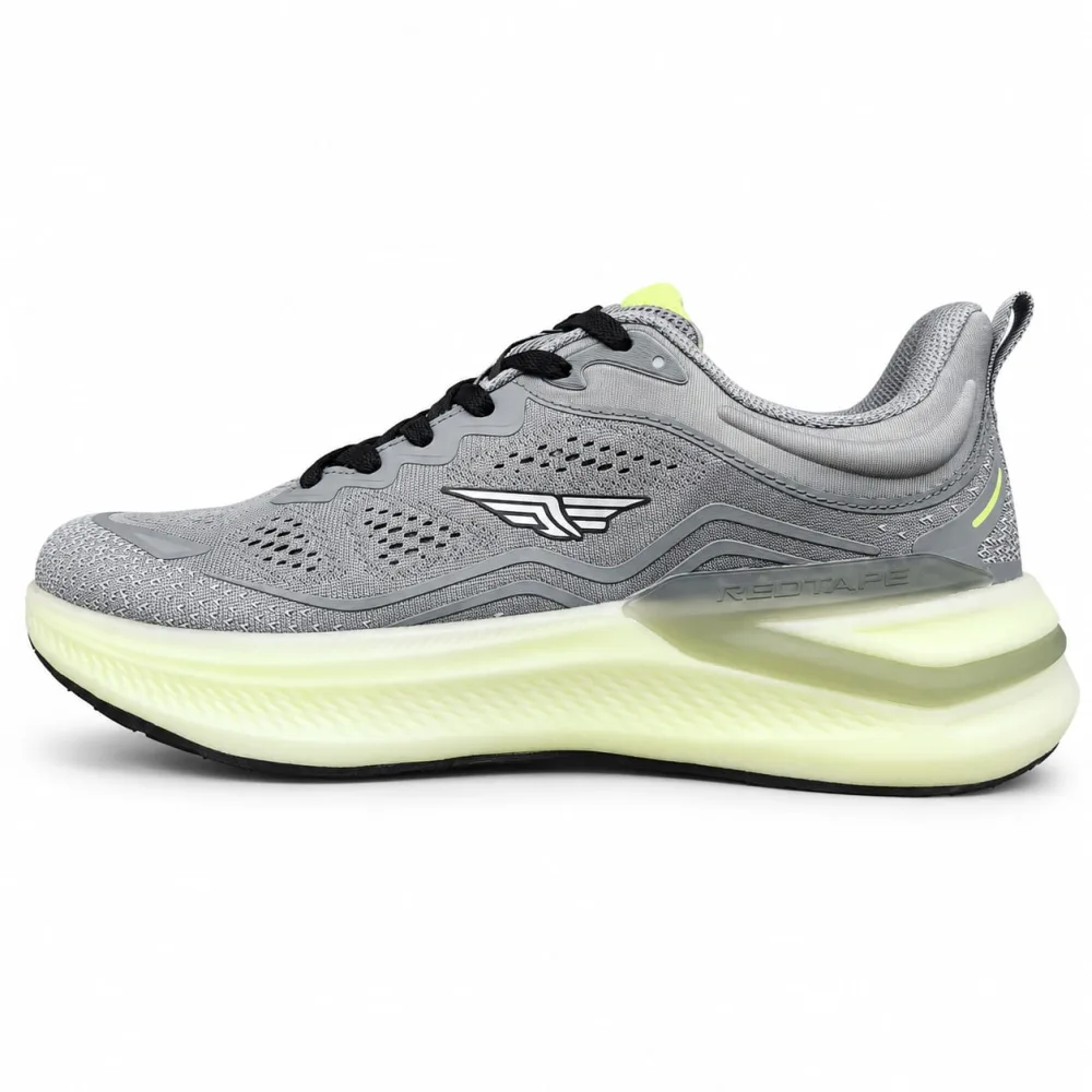 Redtape Super Premium Running Shoes For Man-Gray-EFS-4614