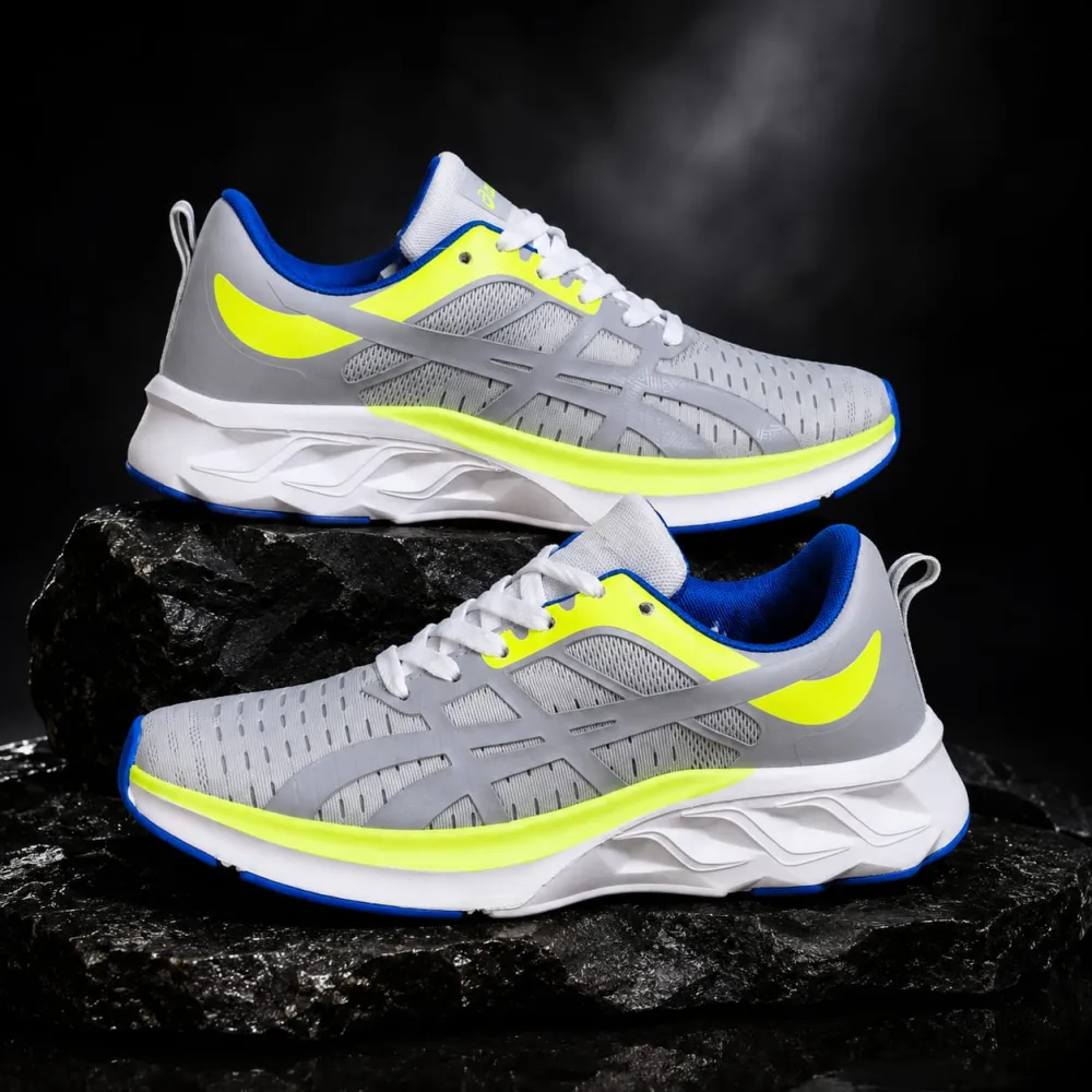 Asics Running shoes For Man-Gray-EFS-10