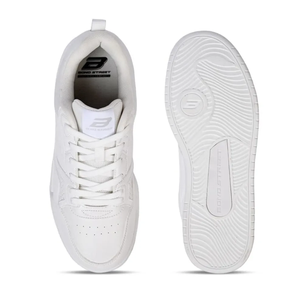 Redtape Bond Street Premium Sneakers For Men - White
