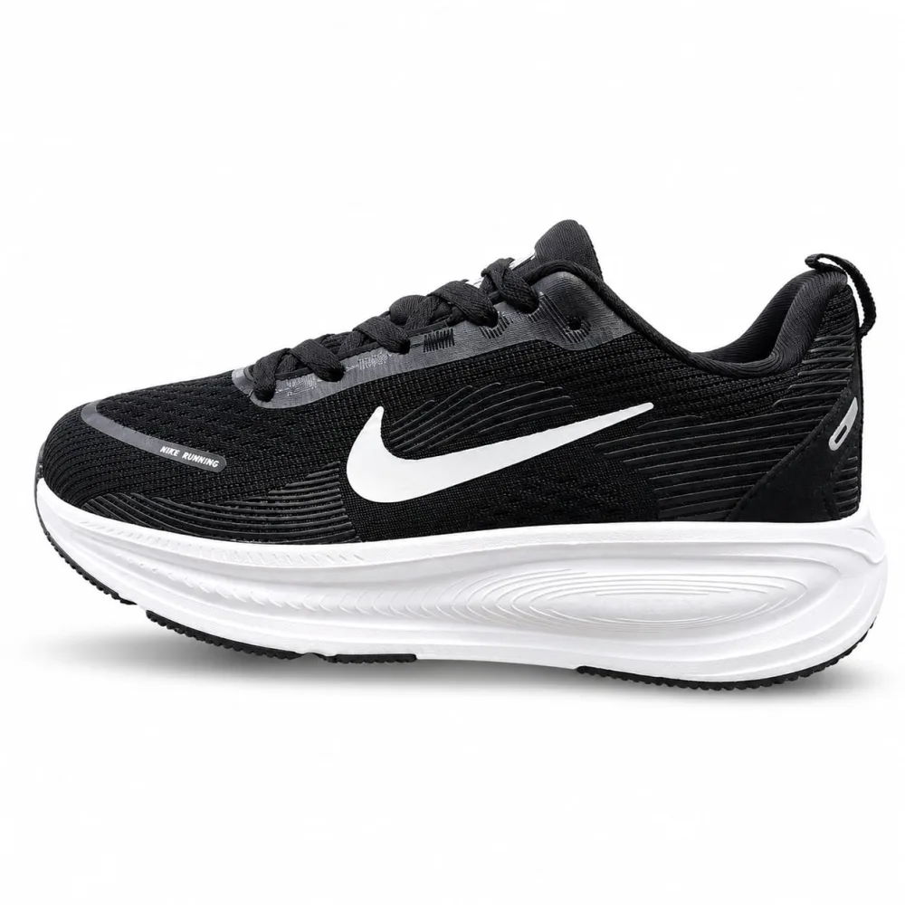 Niike Zoom X Running Shoes For Man-Black White Sole