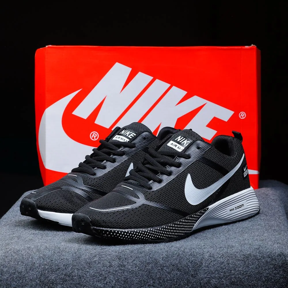 Nike Zoom Sneakers Sports Shoe For Men-Black-EFS-64
